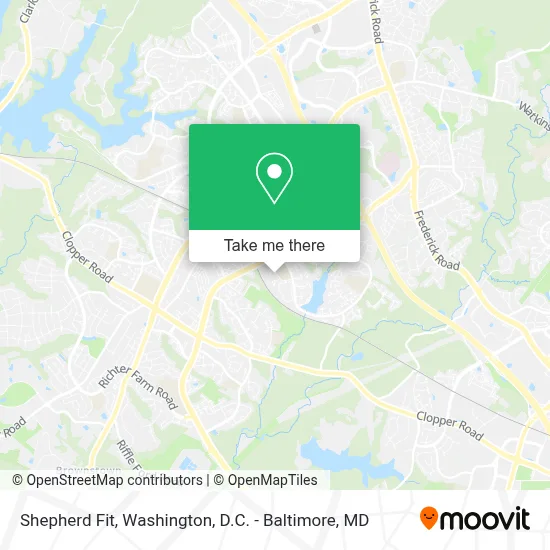 Shepherd Fit map