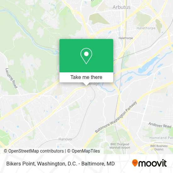 Bikers Point map
