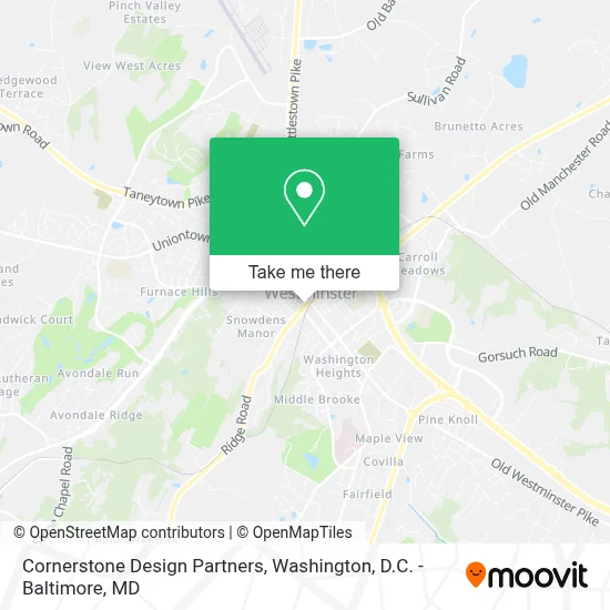 Cornerstone Design Partners map
