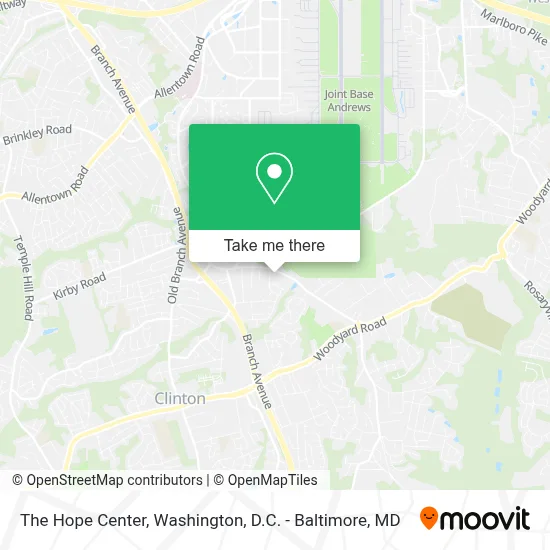 The Hope Center map