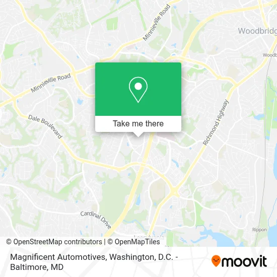 Magnificent Automotives map