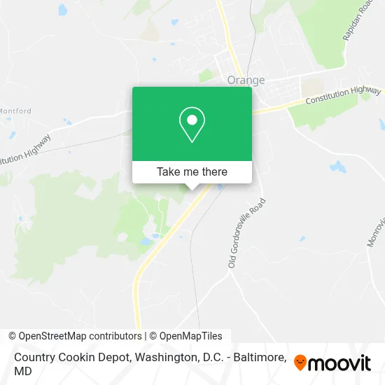 Country Cookin Depot map