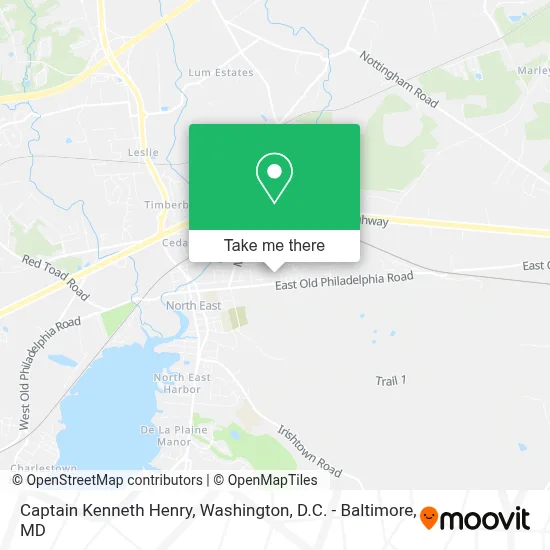 Captain Kenneth Henry map