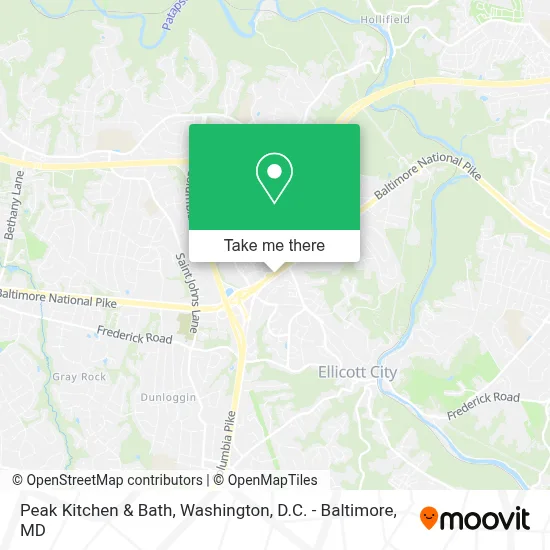 Peak Kitchen & Bath map
