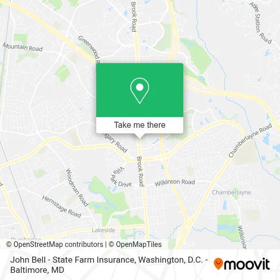 John Bell - State Farm Insurance map