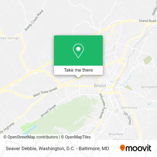 Seaver Debbie map
