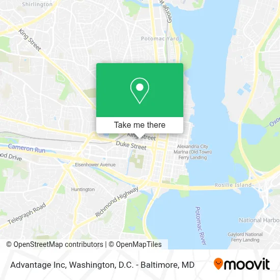 Advantage Inc map