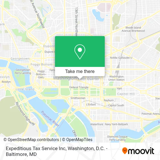 Expeditious Tax Service Inc map