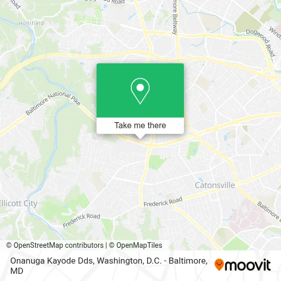 Onanuga Kayode Dds map