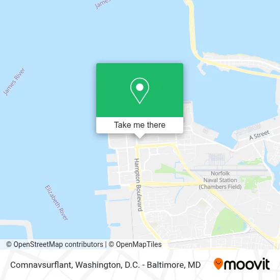 Comnavsurflant map