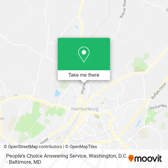 People's Choice Answering Service map