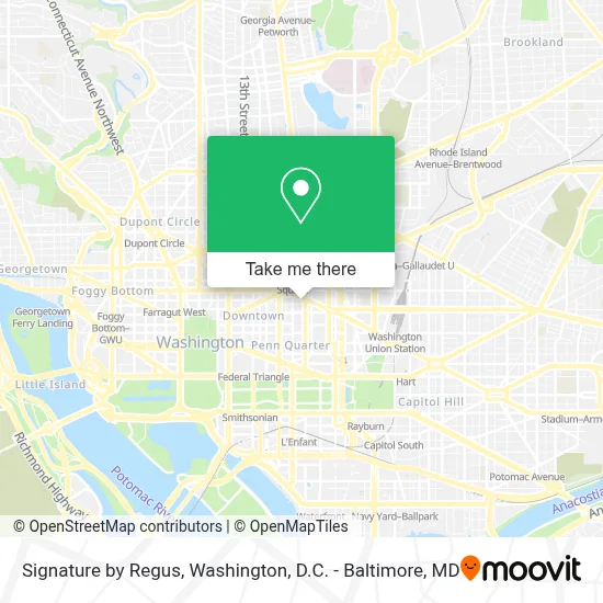Signature by Regus map