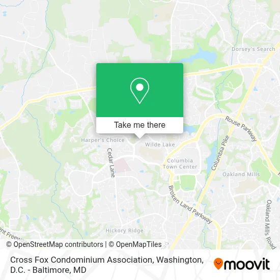 Cross Fox Condominium Association map