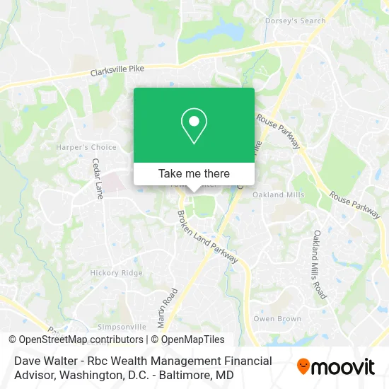 Dave Walter - Rbc Wealth Management Financial Advisor map
