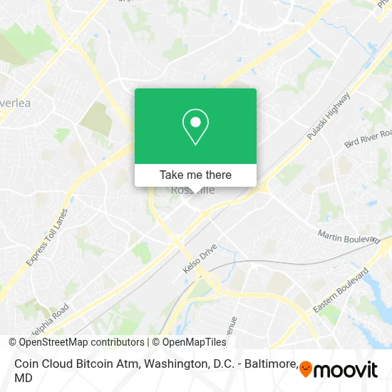 Coin Cloud Bitcoin Atm map