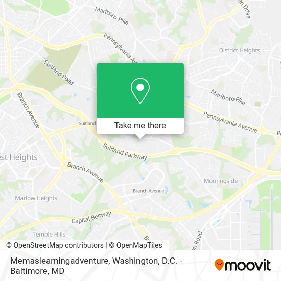 Memaslearningadventure map