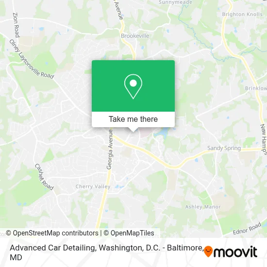 Advanced Car Detailing map