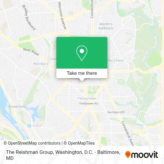 The Reishman Group map