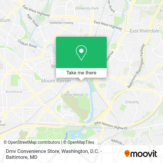 Dmv Convenience Store map