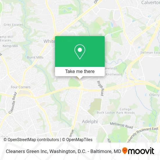 Cleaners Green Inc map