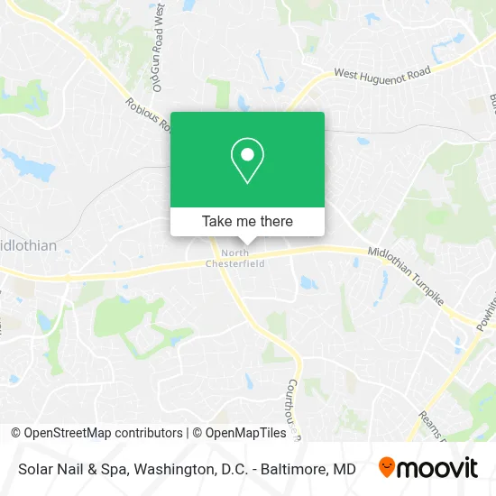 Solar Nail & Spa map