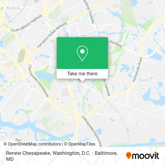 Renew Chesapeake map