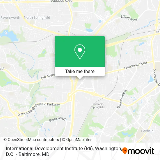 International Development Institute (Idi) map