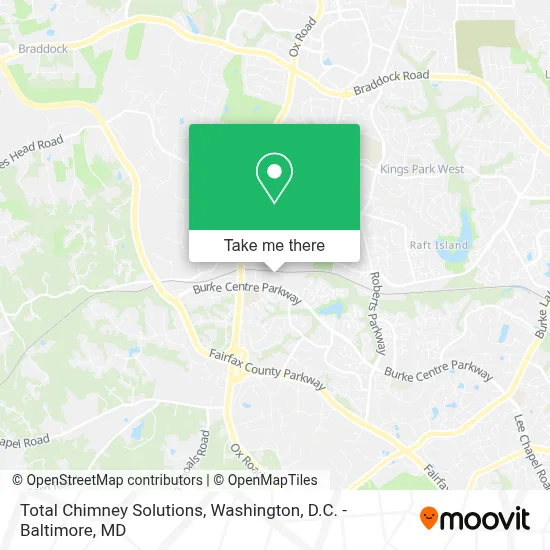 Total Chimney Solutions map