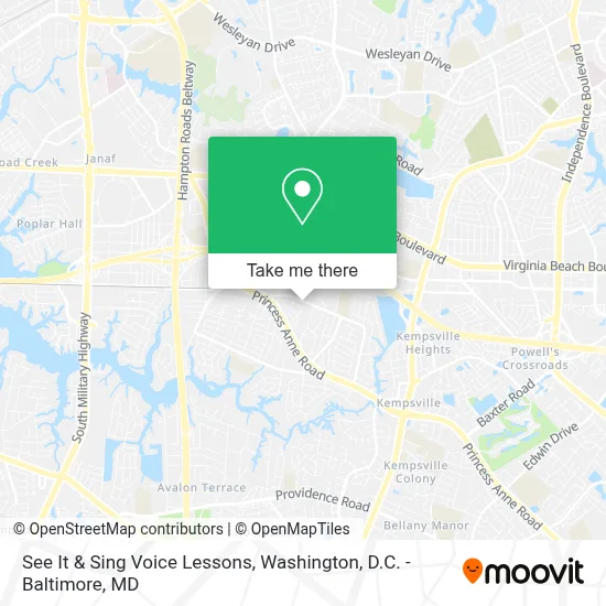 See It & Sing Voice Lessons map