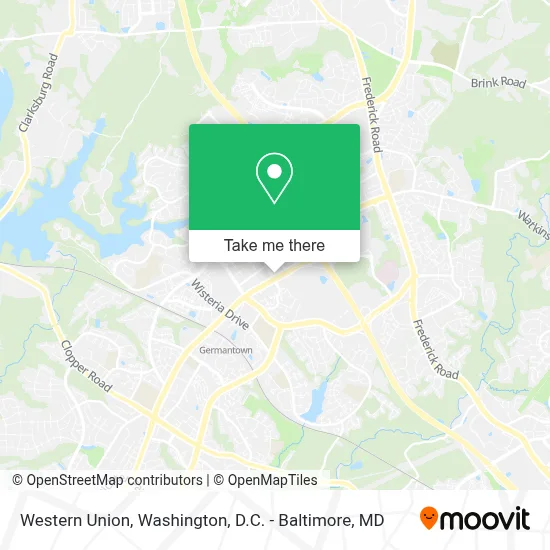 Western Union map