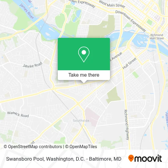 Swansboro Pool map
