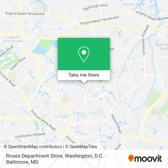 Roses Department Store map