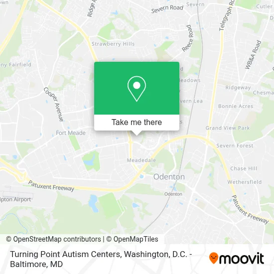 Turning Point Autism Centers map