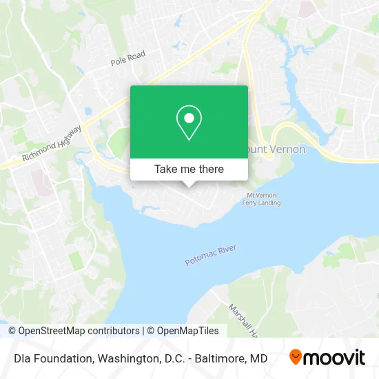 Dla Foundation map