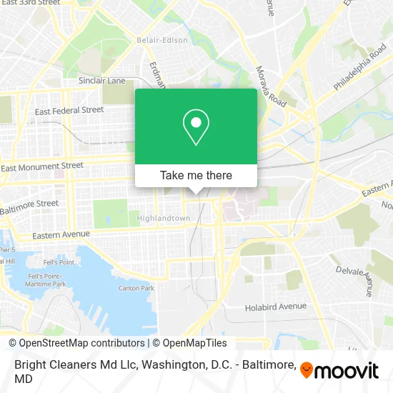 Bright Cleaners Md Llc map