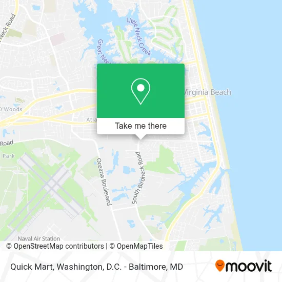 Quick Mart map