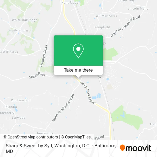 Sharp & Sweet by Syd map