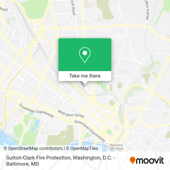 Sutton-Clark Fire Protection map