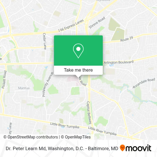 Dr. Peter Learn Md map