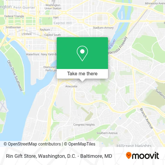 Rin Gift Store map