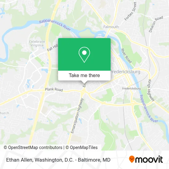 Ethan Allen map