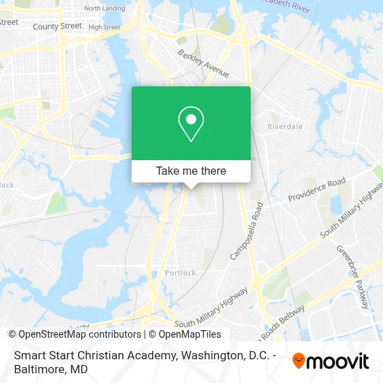 Smart Start Christian Academy map