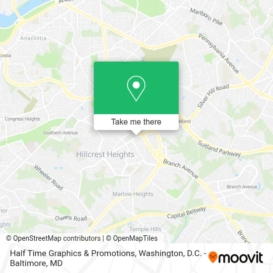 Half Time Graphics & Promotions map
