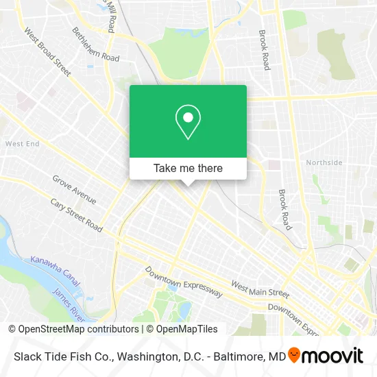Slack Tide Fish Co. map