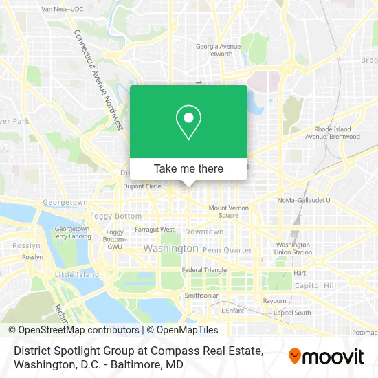 District Spotlight Group at Compass Real Estate map