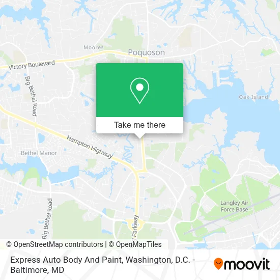Express Auto Body And Paint map
