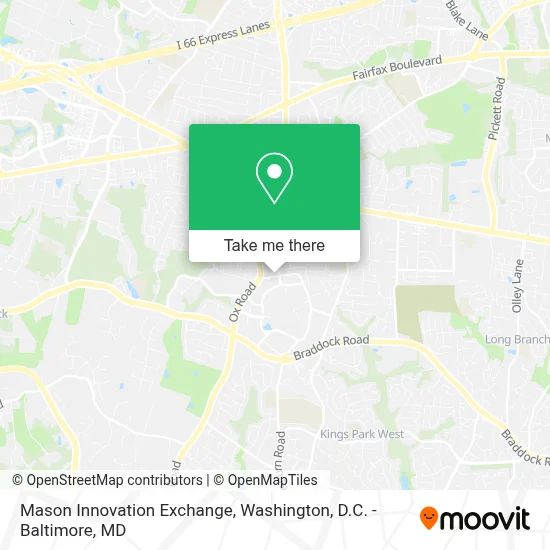 Mason Innovation Exchange map