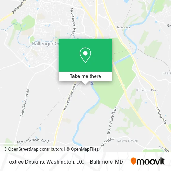 Foxtree Designs map