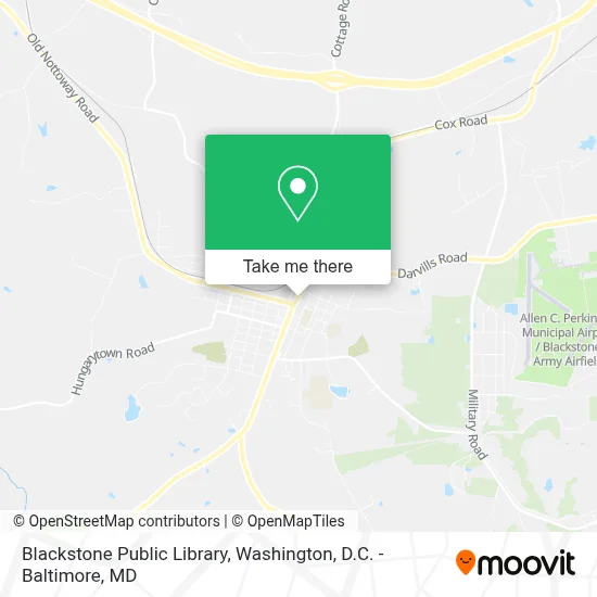 Blackstone Public Library map