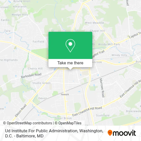 Ud Institute For Public Administration map